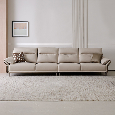 全友家居家具家私正品 布洛克 21990 一字直排组合L型布艺沙发