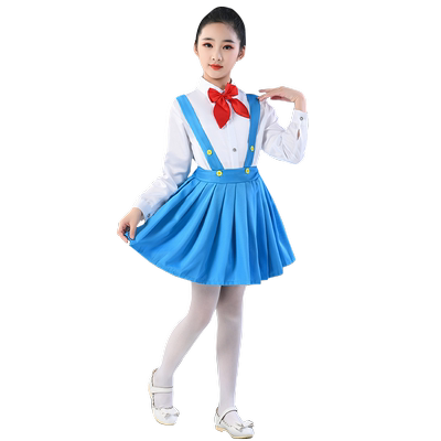 儿童大合唱演出服朗诵表演服