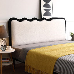 中古风床头软包靠背床上靠背枕靠背垫榻榻米无床头大靠背软包防撞