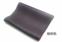 Genuine cowhide leather, light brown genuine leather, textured sofa, seat, headboard, refurbished soft upholstered genuine leather cushion, leather fabric thumbnail 3