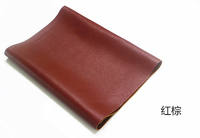 Genuine cowhide leather, light brown genuine leather, textured sofa, seat, headboard, refurbished soft upholstered genuine leather cushion, leather fabric thumbnail 6