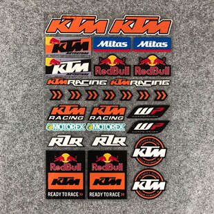 KTM反光贴纸摩托车改装杜克公爵贴花DUKE/RC/R2R/200/250/3定制款