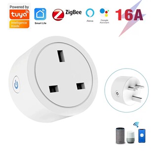 计量智能英规插座插头涂鸦Zigbee16A语音WIFI远程Alexa Google