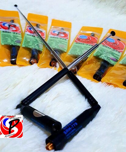 高场强手台拉杆天线 驰鹏SRH-779 伸缩UV手台天线 铜管RH-779