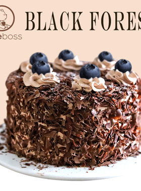 CAKEBOSS黑森林巧克力水果奶油生日蛋糕下午茶聚会北京同城配送