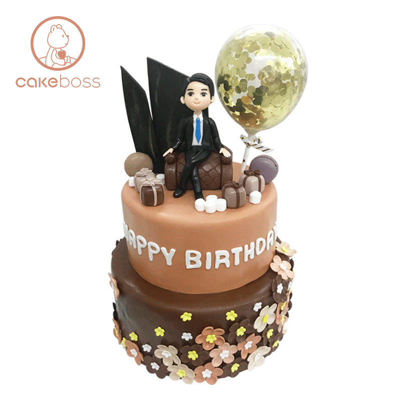 cakeboss定制人物来图节日蛋糕