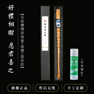 十八节罗汉竹折扇9.5寸16方老料佛肚竹去皮留节竹节折扇文玩扇子