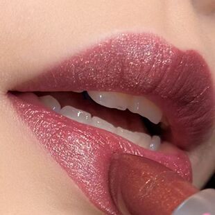 新款网红珠光光闪闪口红防水掉色滋润保湿唇膏学生风爆款闪亮显白