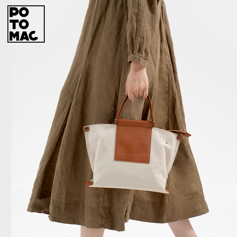 水洗尼龙 通勤百搭 时尚撞色