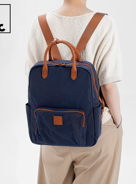 potomac尼龙双肩包妈咪包包短途旅行背包上班通勤电脑包包女
