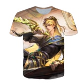 新款 中学生青少年cos上衣 男女款 王者荣耀暃埋骨钱衣服短袖 T恤夏季