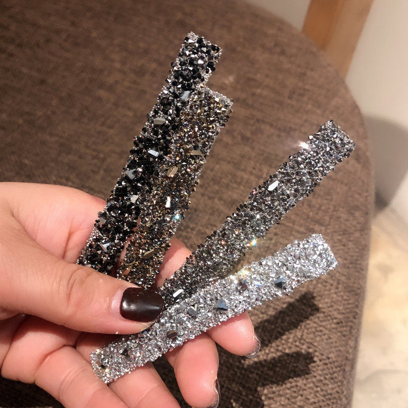 韩国闪钻刘海夹后脑勺碎发夹网红款满钻鸭嘴夹女简约时尚一字夹,饰品/流行首饰/时尚饰品新,发饰,淘宝优惠券,粉丝福利购,淘宝优惠卷