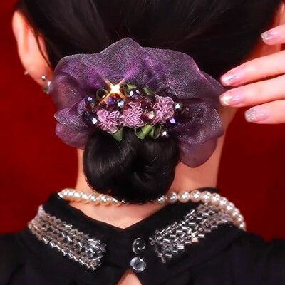 紫藤花大肠发圈2025新款