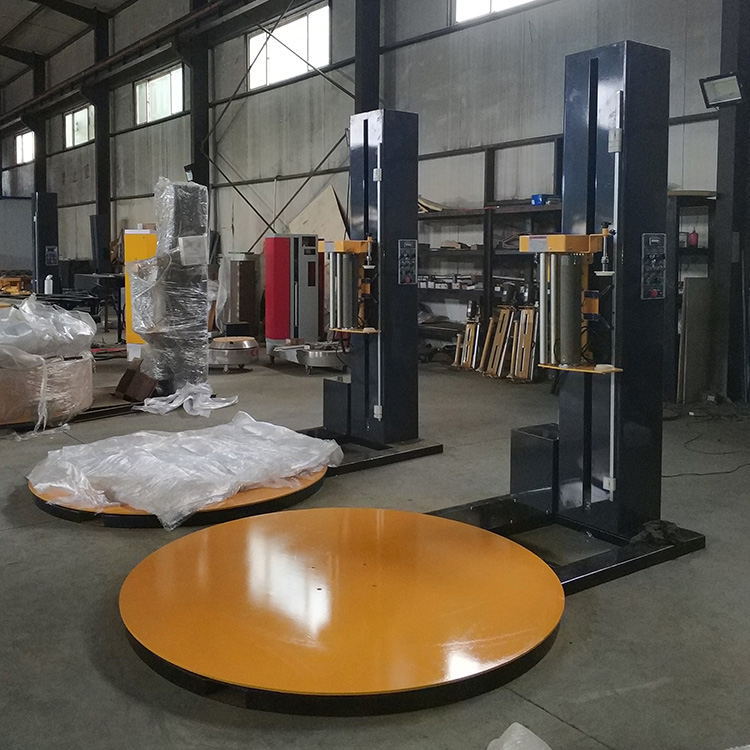 栈板缠绕膜机 全自动纸箱托盘拉伸膜缠绕机大量生产 阻拉缠绕机