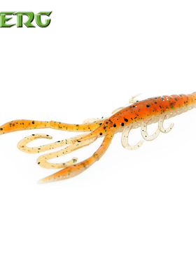 ZERG虫族沉水虾CRAW2.5寸3寸路亚软饵软虫黑坑鳜鱼鲈鱼