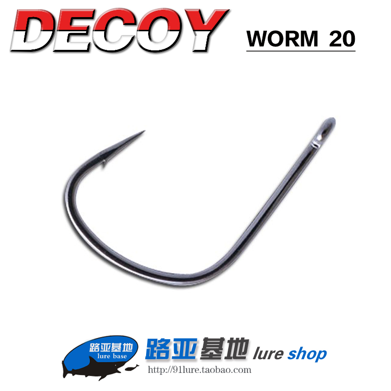 日本DECOY胜一WORM20倒钓钩wacky软饵软虫锋利加强路亚单钩 户外/登山/野营/旅行用品 鱼钩 原图主图