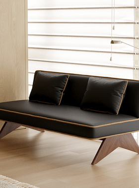 作壳ZOK|丹麦设计|复古沙发现代客厅商用长凳侘寂风实木中古风