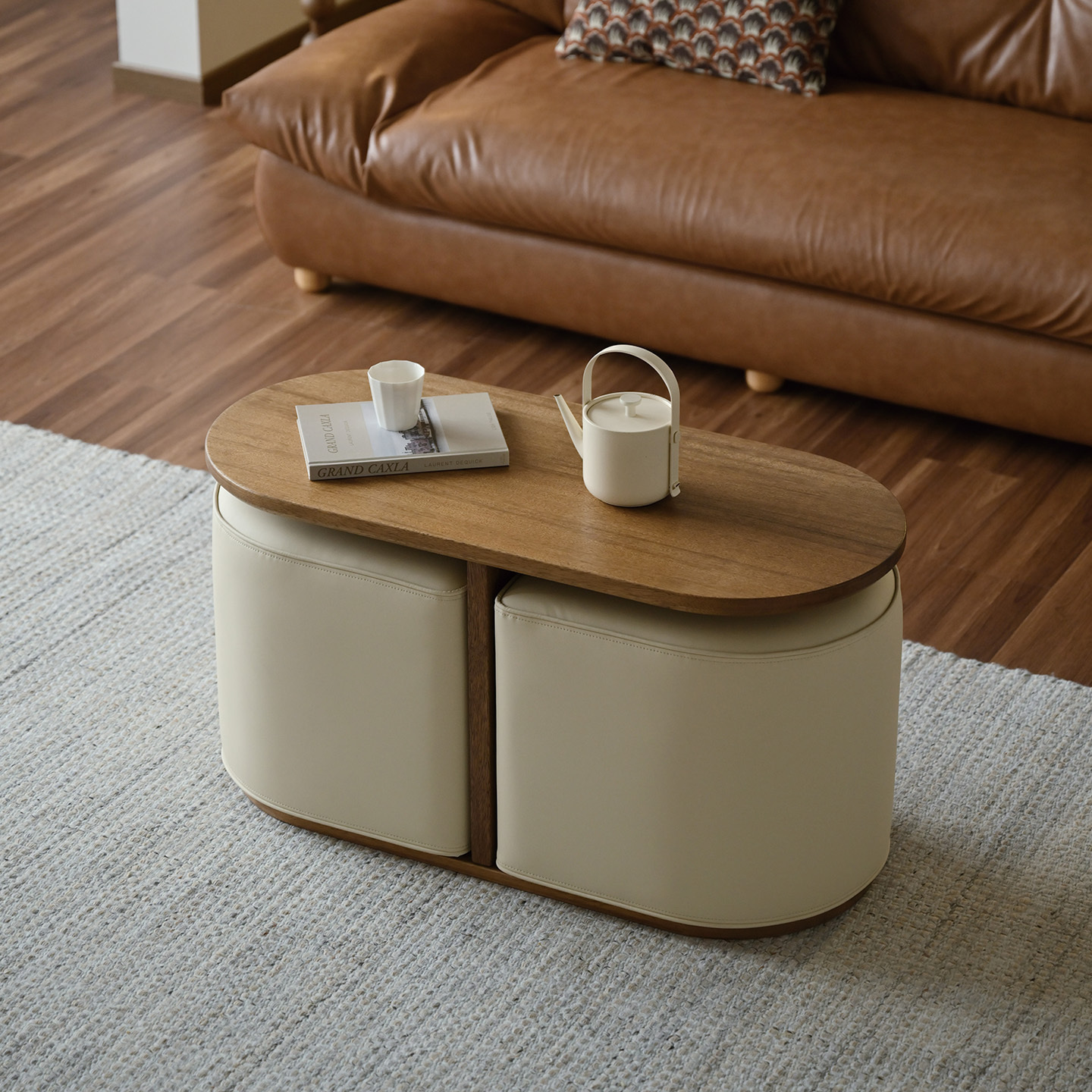 作壳ZOK半闲茶几组合法式复古