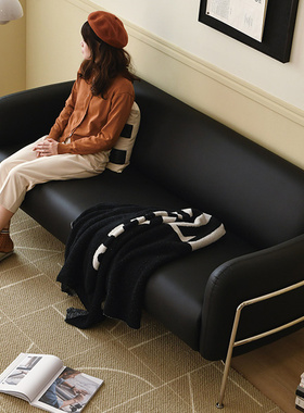 作壳ZOK|丹麦设计|北欧简约文艺生态皮沙发现代客厅轻复古防水