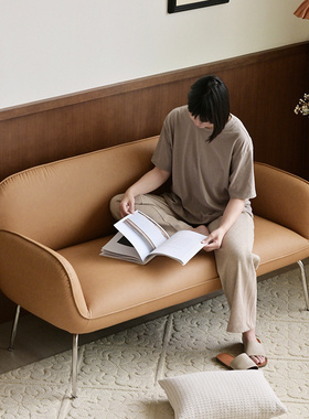 作壳ZOK|丹麦设计|北欧简约轻复古沙发客厅现代意式家用卧室防水