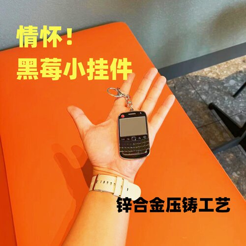 多用途钥匙扣锌合金黑莓个性
