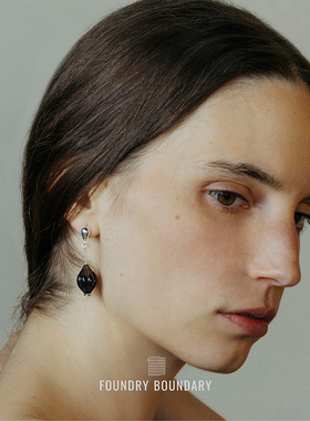【FOUNDRY BOUNDARY】hug 2025早春新款石榴珠耳坠