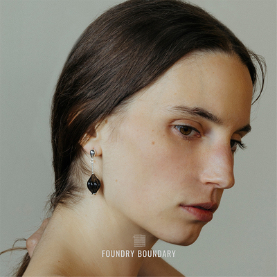 【FOUNDRY BOUNDARY】hug 2025早春新款石榴珠耳坠