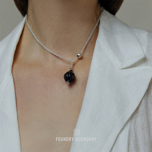 【FOUNDRY BOUNDARY】hug 2025早春新款石榴珠项链
