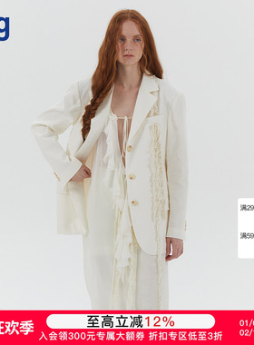 【ASSIGNMENTS】hug 2025春夏新款亚麻西装外套