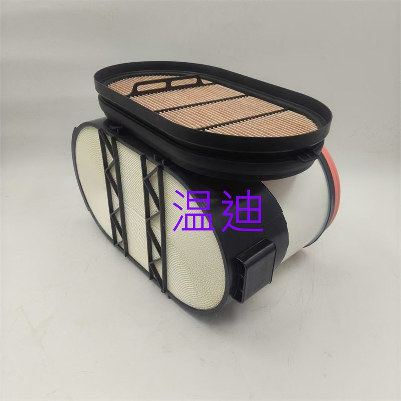 适用于新款陕汽德龙X5000蜂窝滤芯重汽汕德卡C7HG7 纳米空气滤芯