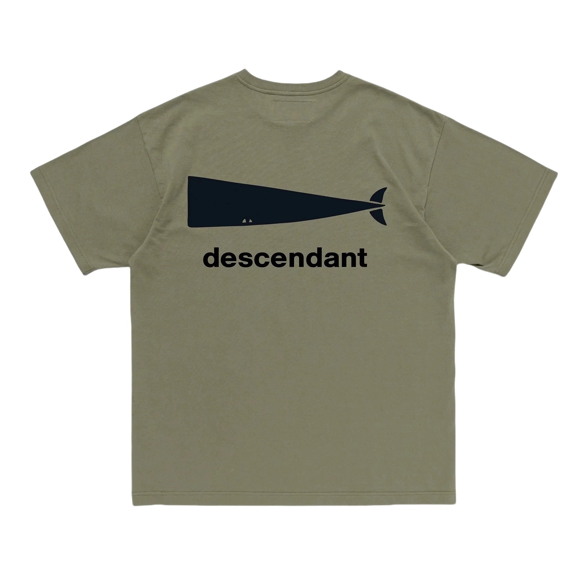 DESCENDANT CACHALOT DCDT*25SS日系潮牌鯨魚印花情侶百搭短袖T恤