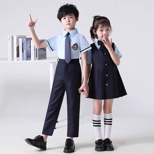 儿童大合唱演出服中小学生朗诵服装 男女 幼儿合唱团表演服校服套装