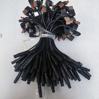 隐藏式行车记录仪专用电源线插usb供电转8针圆头12v手机wifi互联