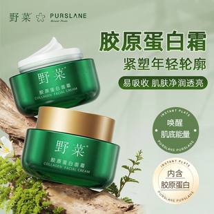 透明質(zhì)酸鈉乳液滋潤透亮官方正品 野菜膠原蛋白面霜水潤嫩膚保濕