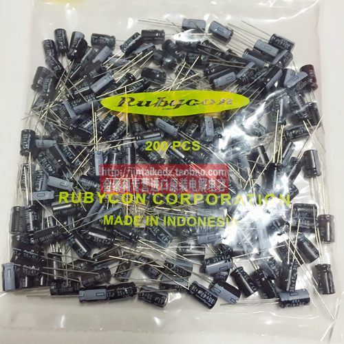 进口红宝石电解电容 35V47UF 6.3X11 YXF高频低阻RUBYCON 47UF35V
