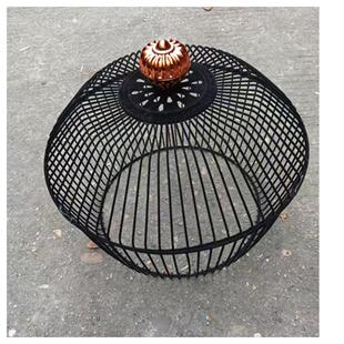 家用鸟笼取暖器地球仪配件防烫铁上下网罩白色红色黑色通用铁网