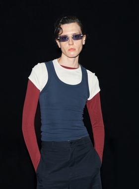 PrettyRiver经典基础纯色显瘦百搭通勤圆领T恤女上衣女可单穿叠穿