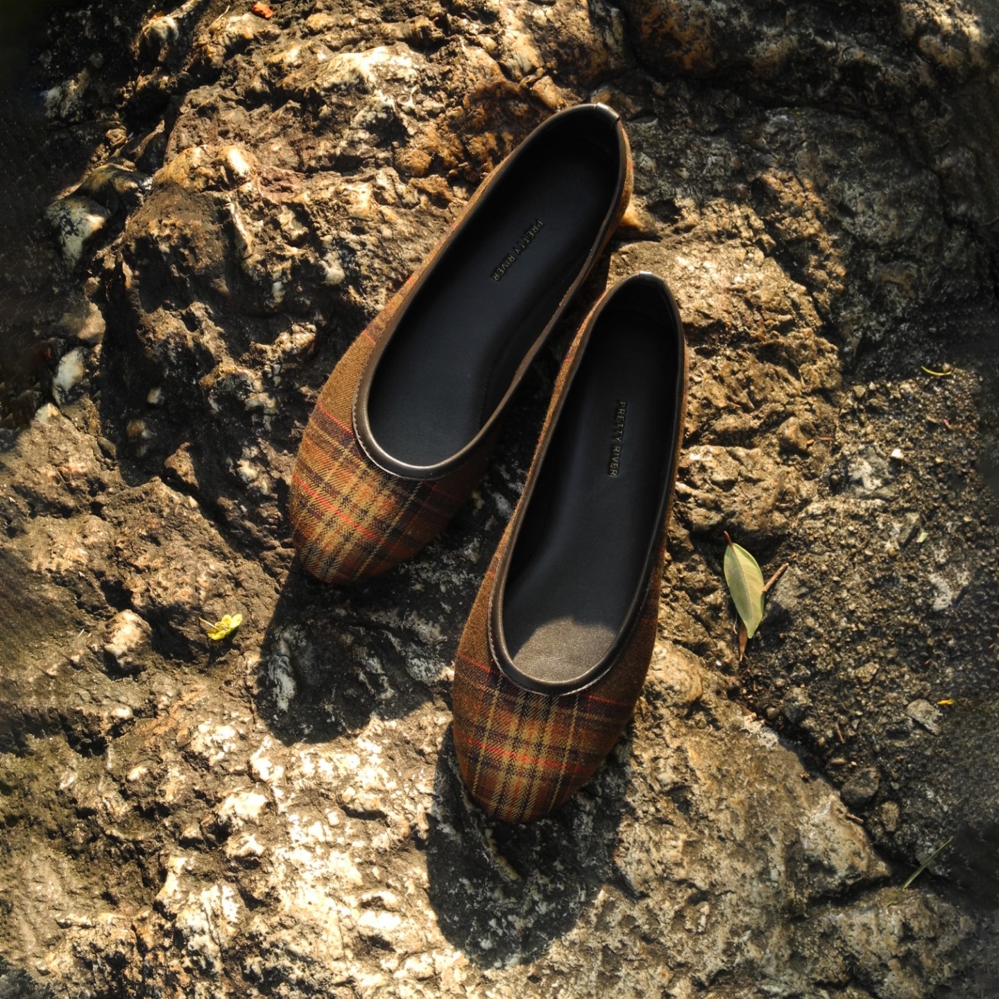 PrettyRiver格纹圆头芭蕾鞋单鞋女优雅复古玛丽珍鞋低跟浅口女鞋,女鞋,浅口单鞋,淘宝优惠券,粉丝福利购,淘宝优惠卷