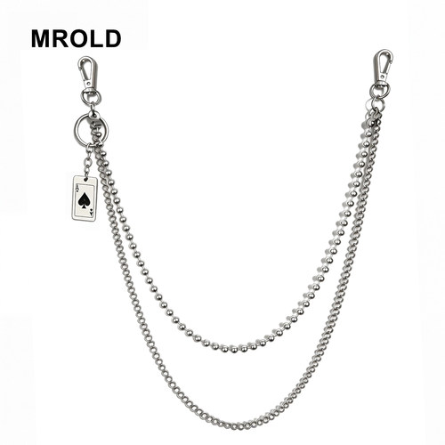 MROLD不锈钢腰间挂饰裤链