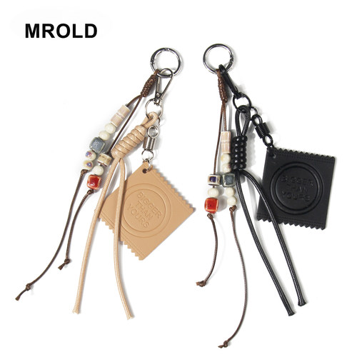 MROLD小众手工串珠编织绳钥匙扣