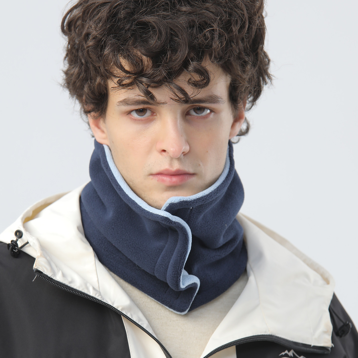 百变加厚双面佩戴细腻绒新款围脖