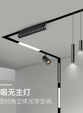家用led客厅照明磁吸轨道灯