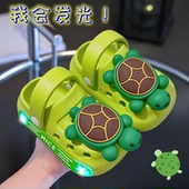 夏季 2025新款 女童包头防滑凉拖小童沙滩鞋 男童拖鞋 外穿儿童洞洞鞋