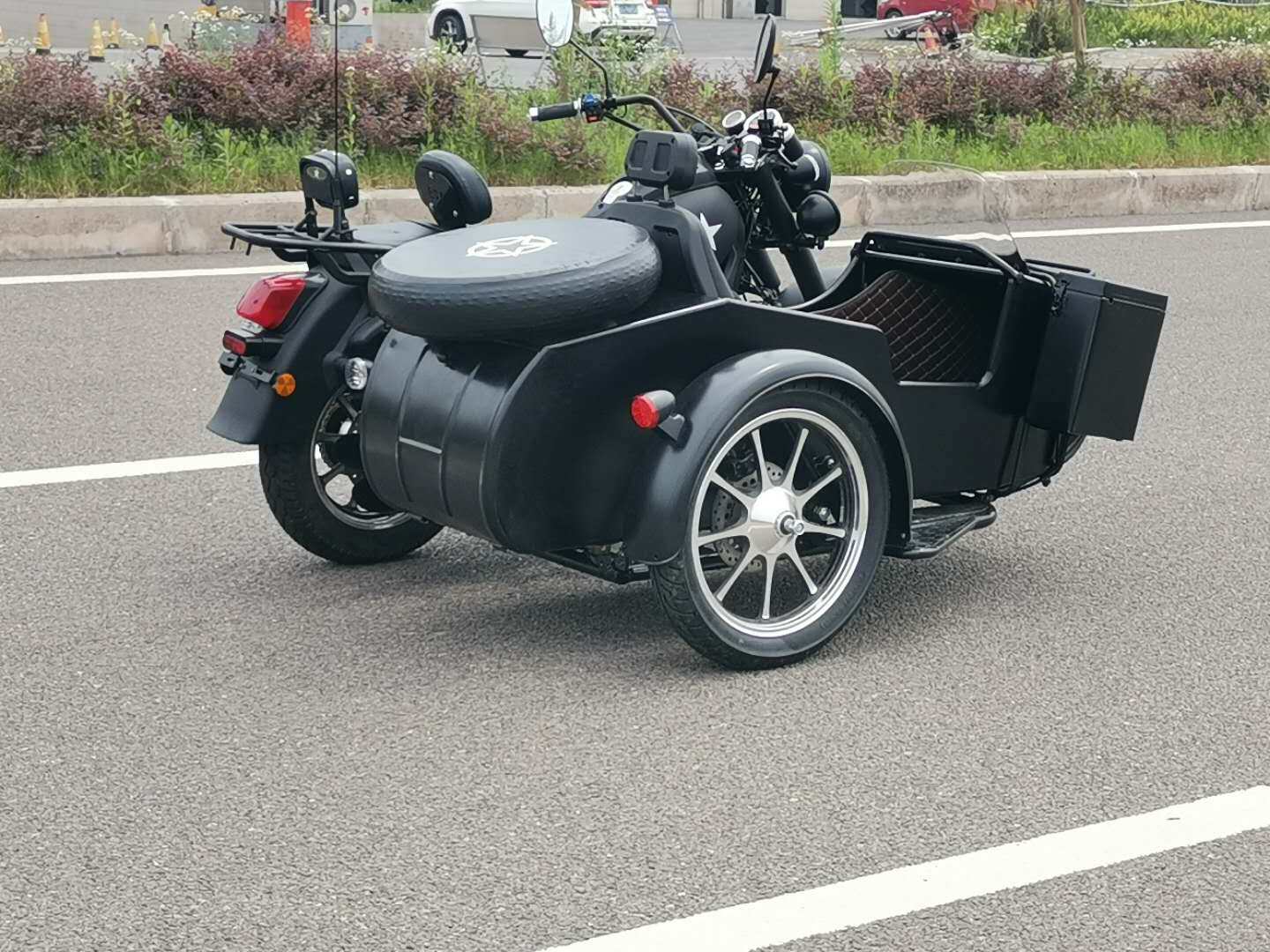 定制适用于艾凡赫海陵边三轮叛逆者太子摩托车改装铝轮真空铝合金