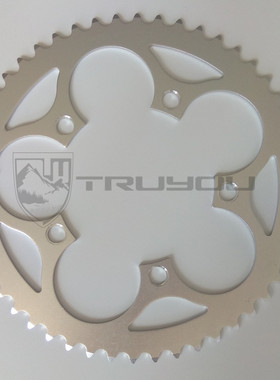 TRUYOU公路车折叠车改装车单变速盘片BCD110 34T 36T 48T 50T 53T