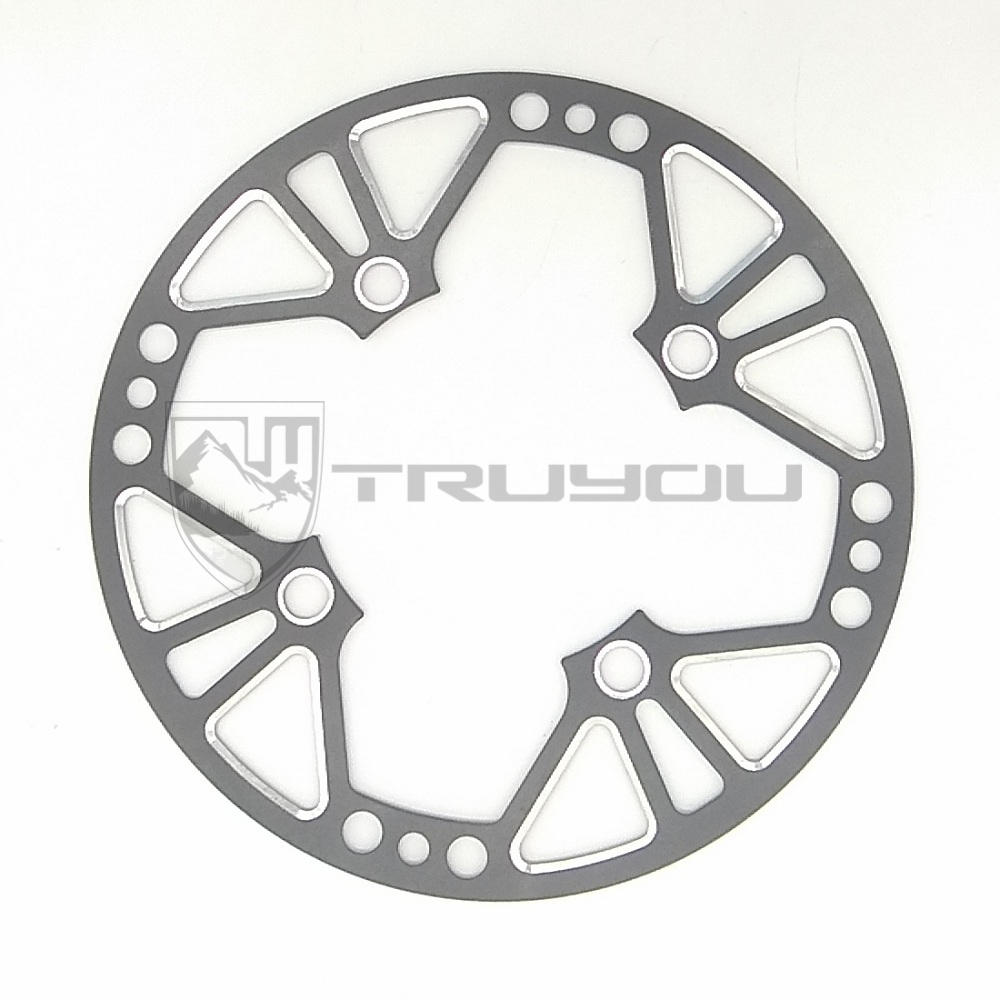 TRUYOU 山地车合金铝护盘 牙盘保护盘 BCD104护盖 42T 44T 护盘