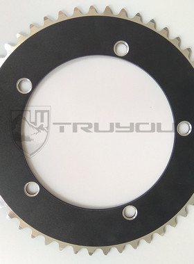 TRUYOU死飞车单速车BCD144 44T 46T 48T 50T 52T 53T盘片1/8齿厚