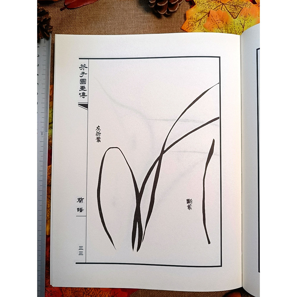 【可180度平铺】介子园芥子园画谱梅兰竹菊芥子园画谱全集山水篇写意四君子芥子园画传书法培训班老大大学教材书籍