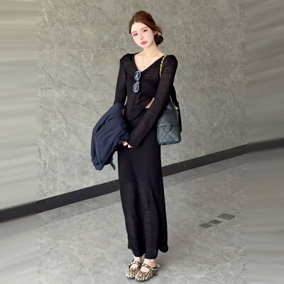 2025新款韩系气质穿搭黑
