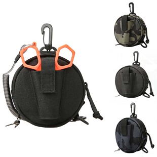 德毅营户外路亚前导线收纳包碳线包线盘主线子线多功能便携剪刀套